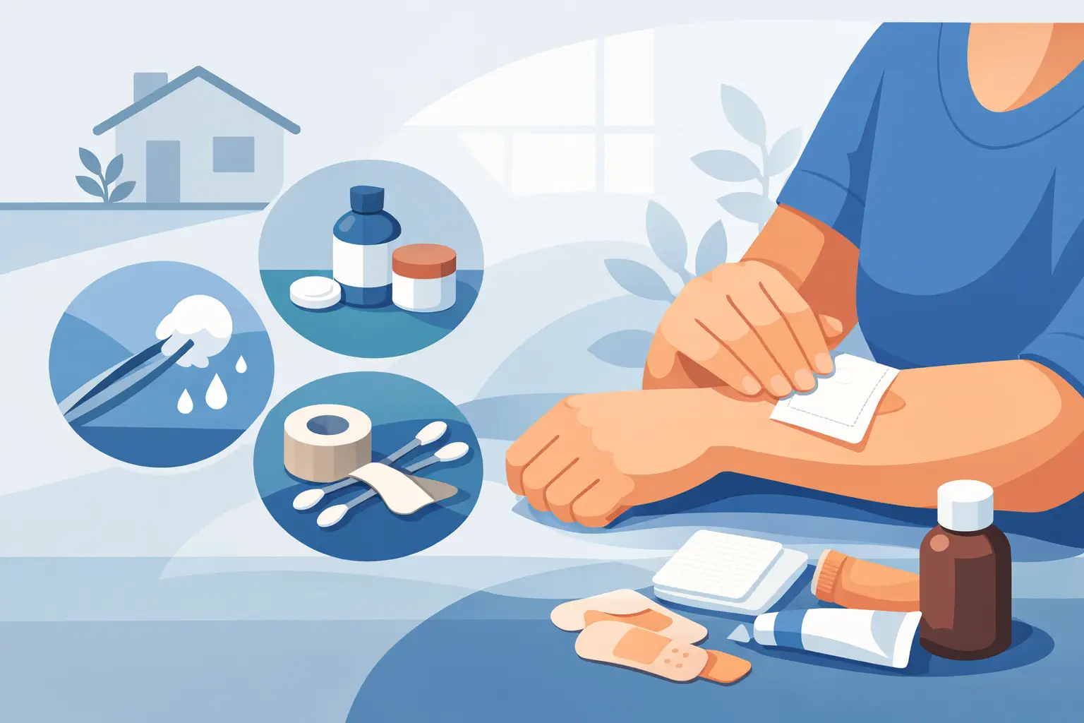 Cura de heridas en casa: qué hacer bien
