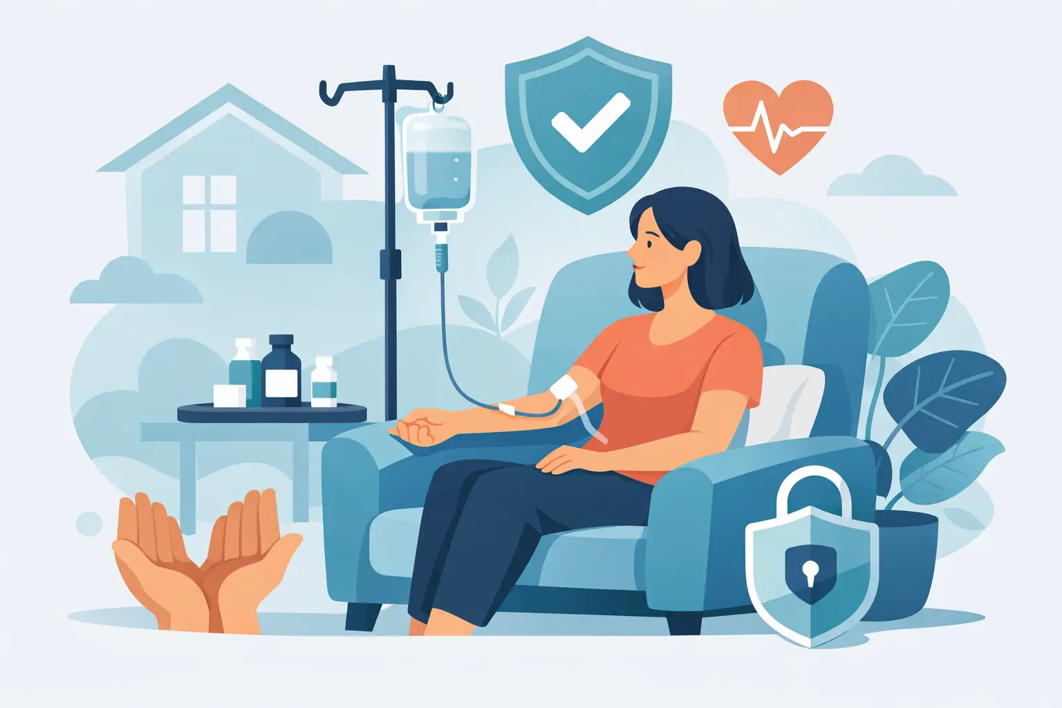 ¿Se puede poner suero en casa de forma segura?